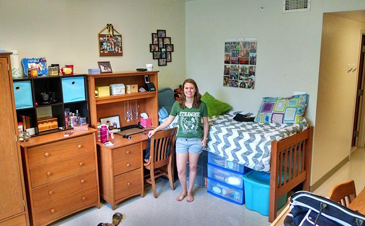 image of student in Carmel room