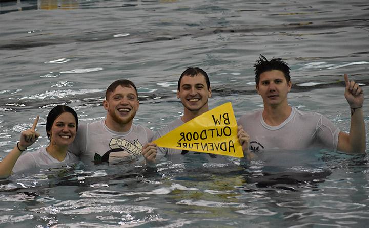 Image of Students in Pool
